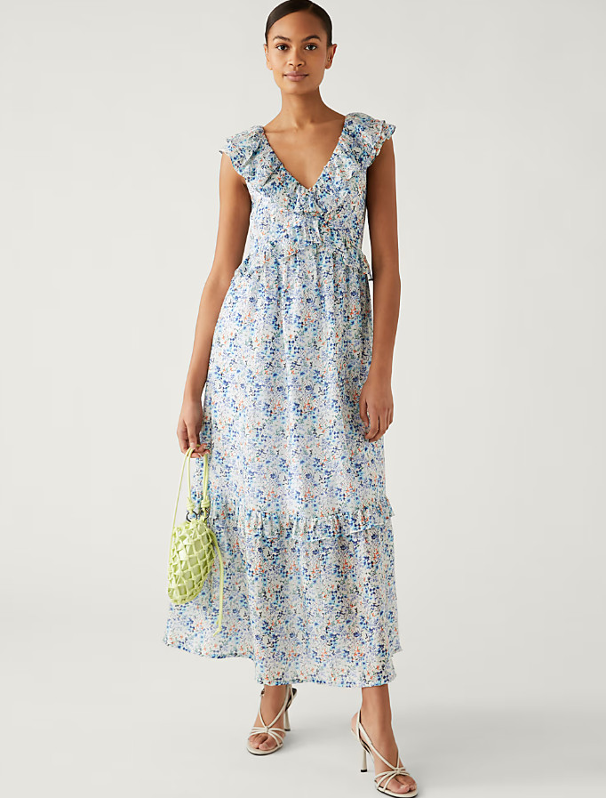 MIDI SUKIENKA FALBANA PRINT T69-1700-E4