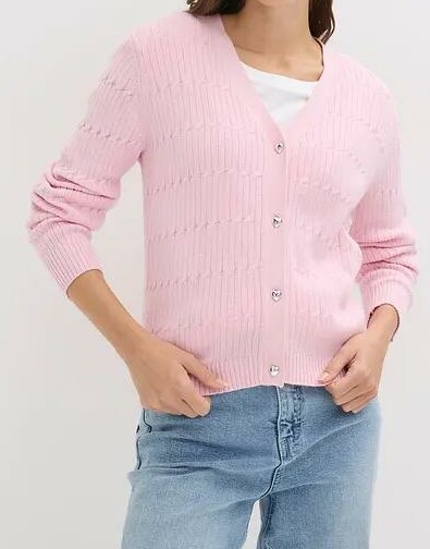 SWETER DAMSKI V-DEKOLT WISKOZOWY REGULAR