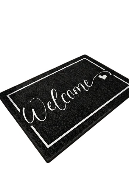 CZARNA WYCIERACZKA WELCOME