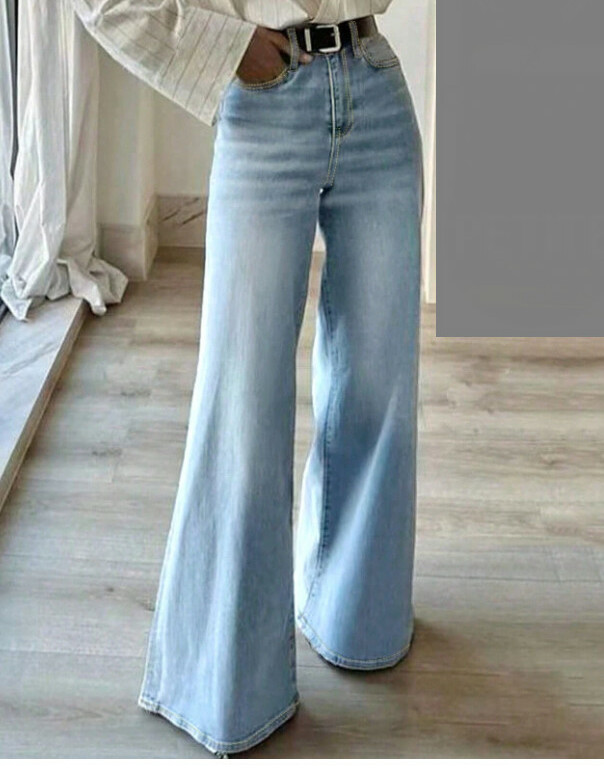 NIEBIESKIE SPODNIE JEANS