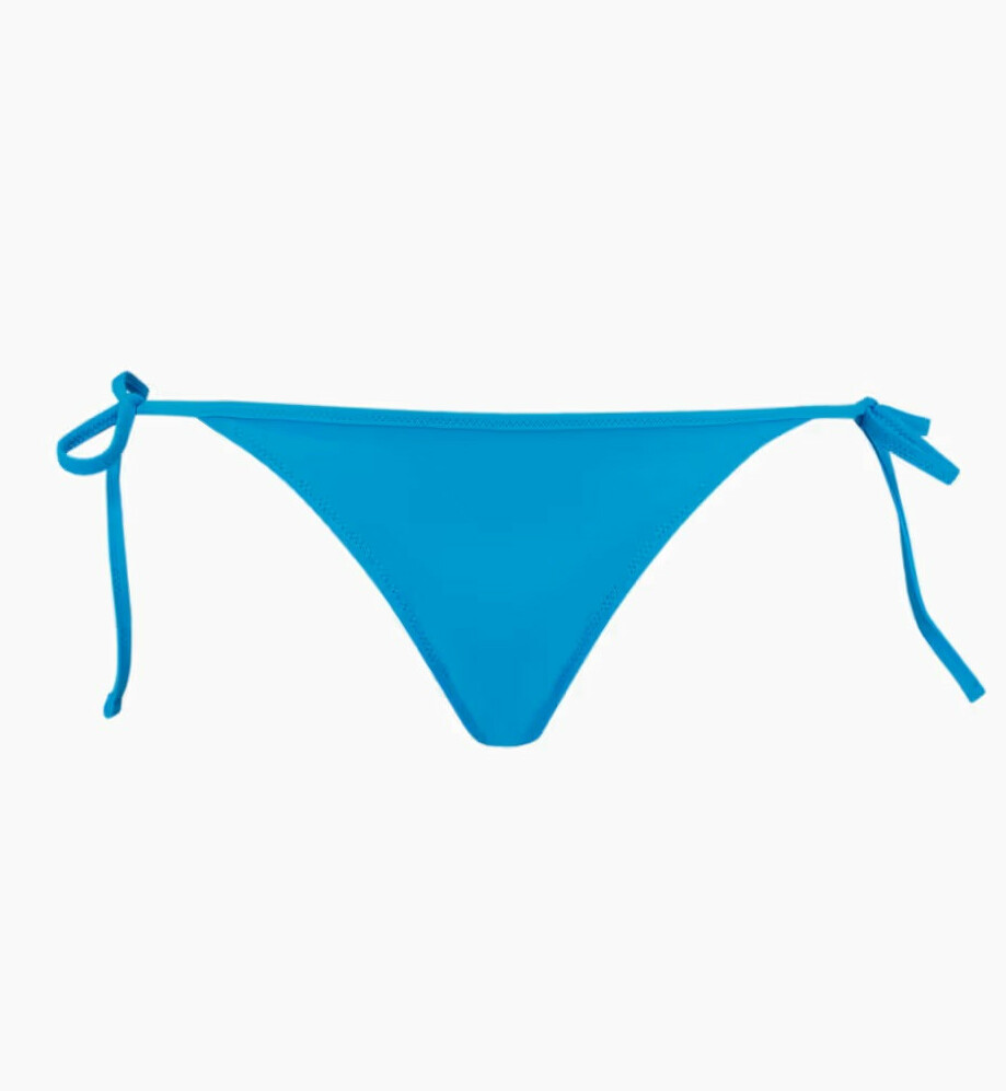 NIEBIESKI DÓŁ OD BIKINI WIĄZANIE LOGO 907691-12