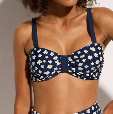 BIUSTONOSZ OD BIKINI W KWIATY 