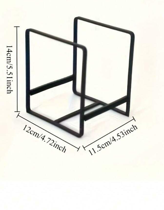 metalowy czarny organizer 2-pack