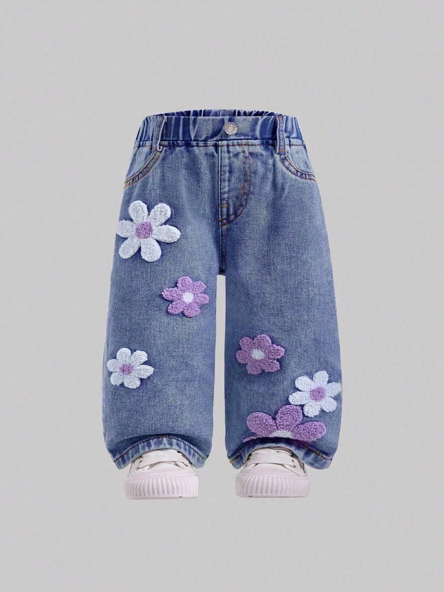 spodnie jeans zdobienie