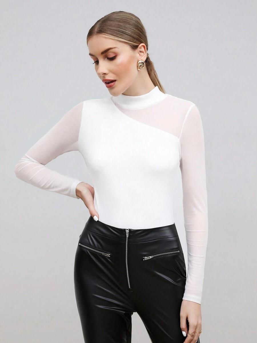 BIAŁE BODY SIATECZKA