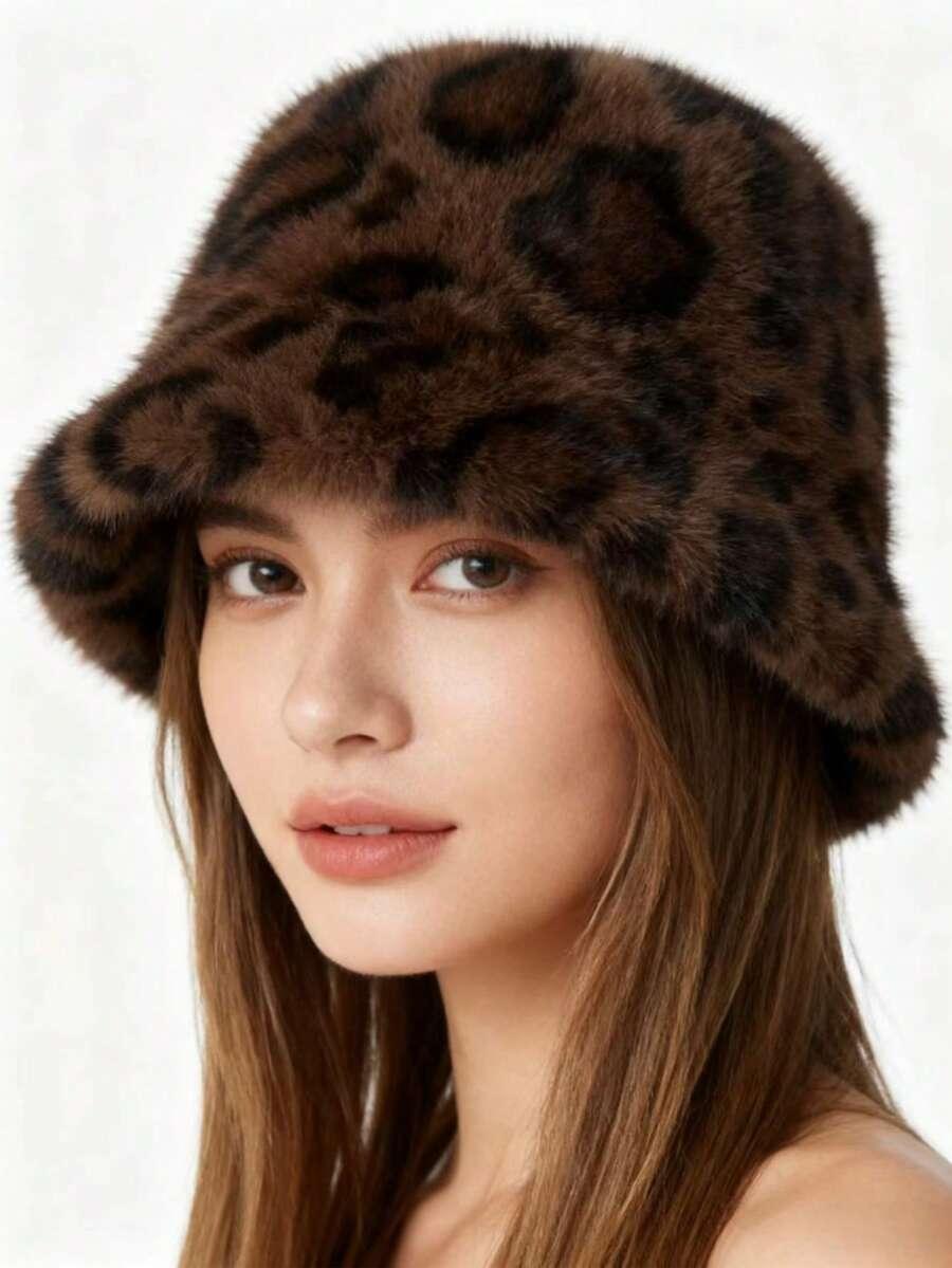 czapka animal print