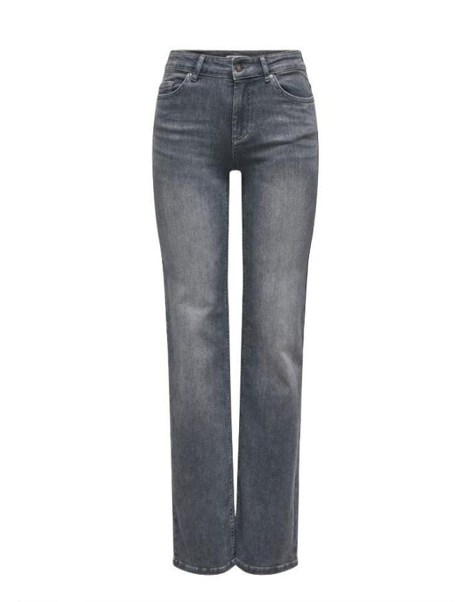 szare spodnie jeans prosta nogawka