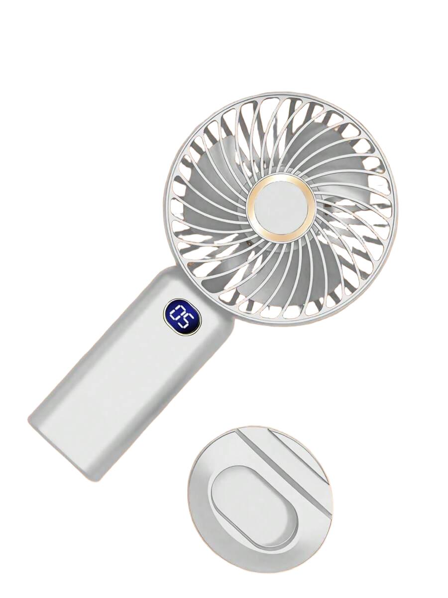 Biały mini wentylator USB