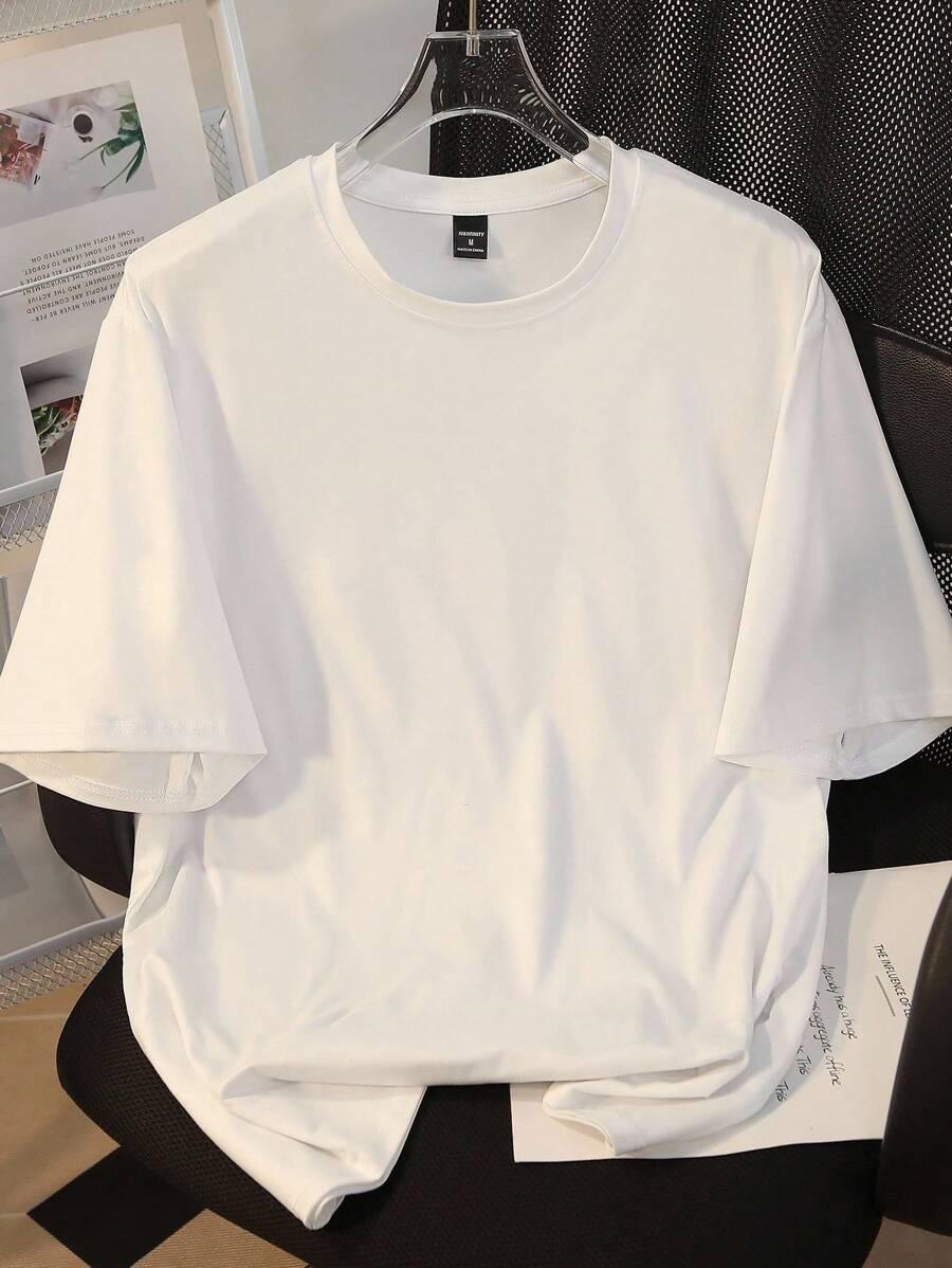 biaŁY T-SHIRT NADRUK