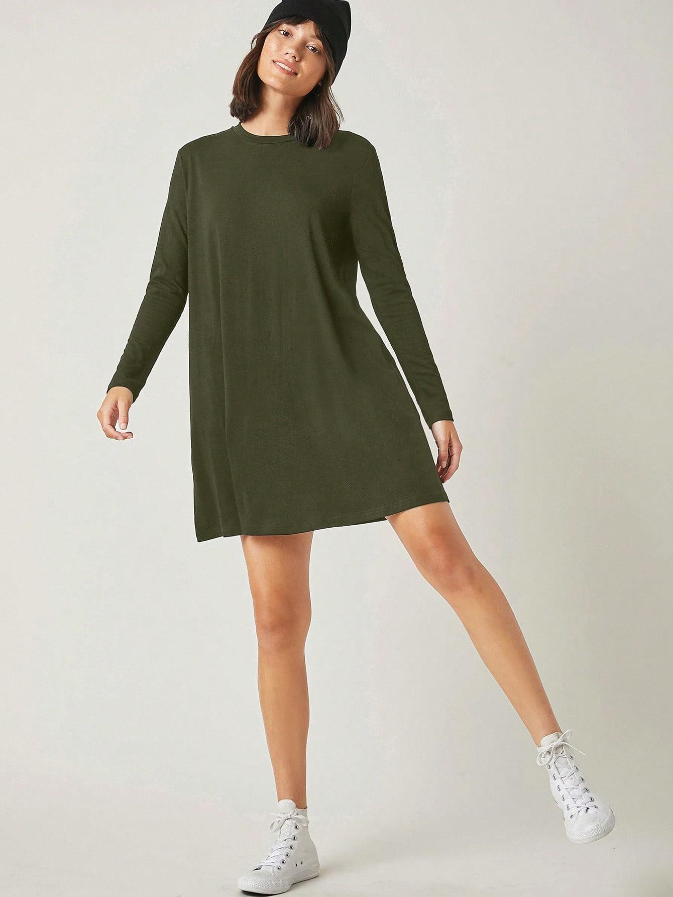 zielona mini sukienka 