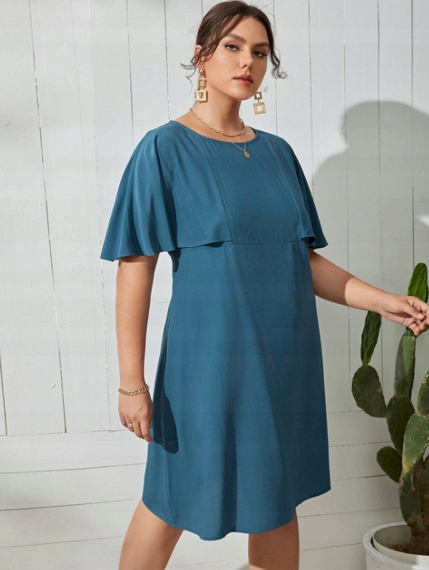 NIEBIESKA SUKIENKA mini