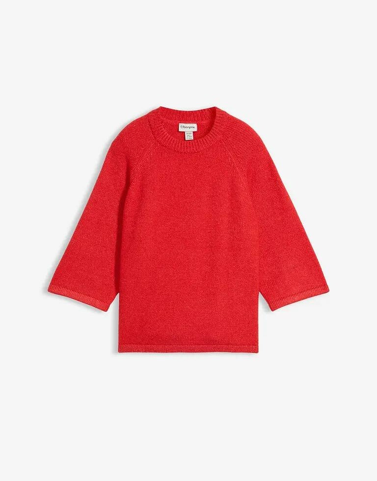 SWETER DAMSKI OVERSIZE Z RĘKAWEM 3/4