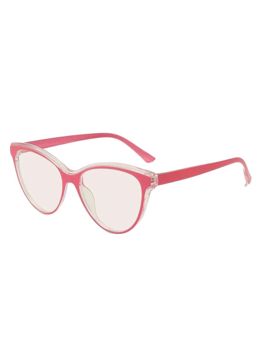 różowe okulary casual