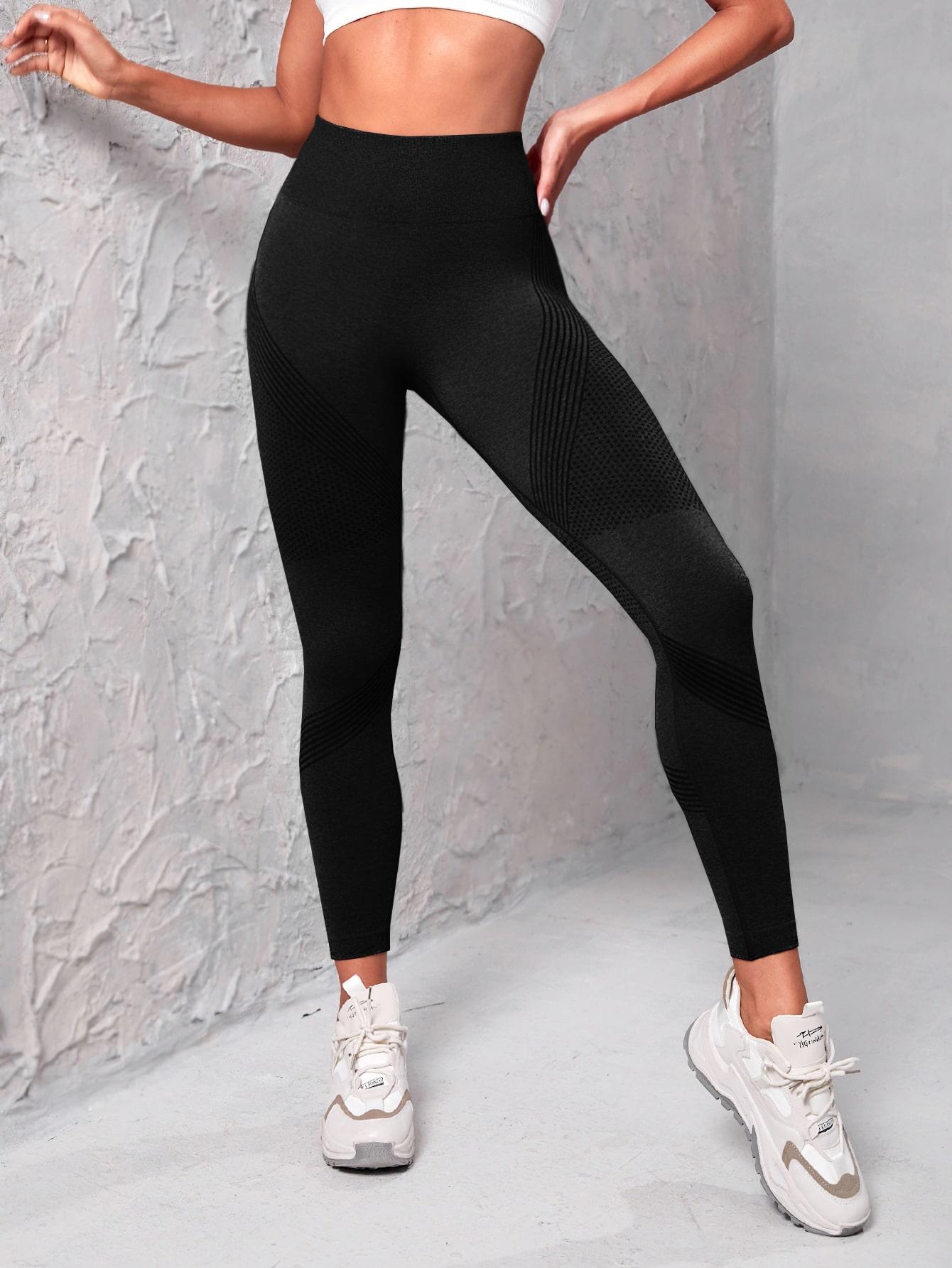 CZARNE SPORTOWE LEGGINSY