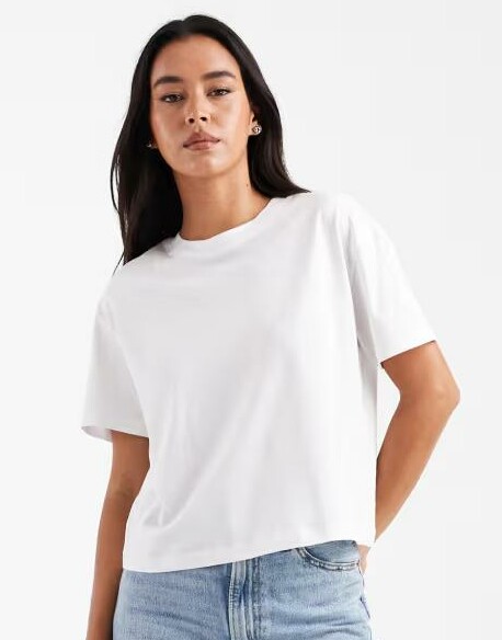 BIAŁY T-SHIRT BASIC