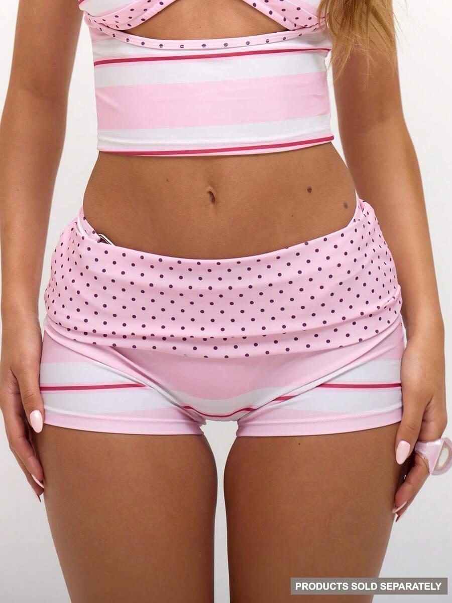 dół od bikini print