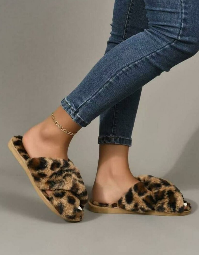 kapcie animal print