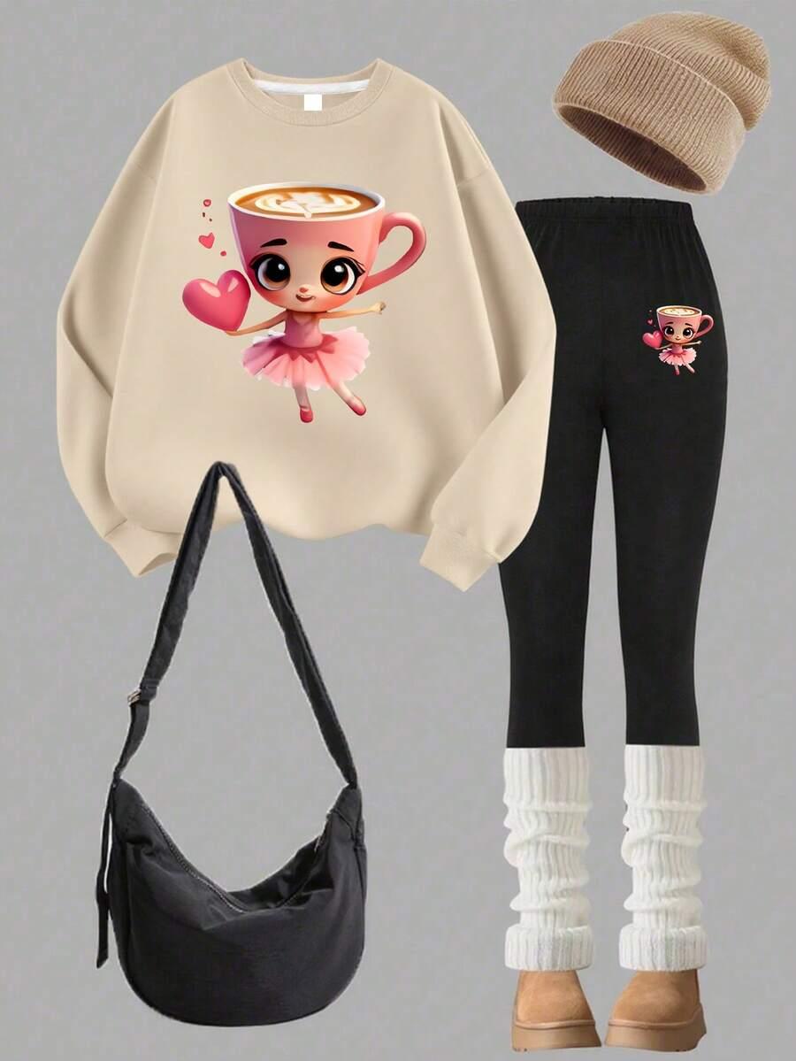 BLUZA LEGGINSY KOMPLET