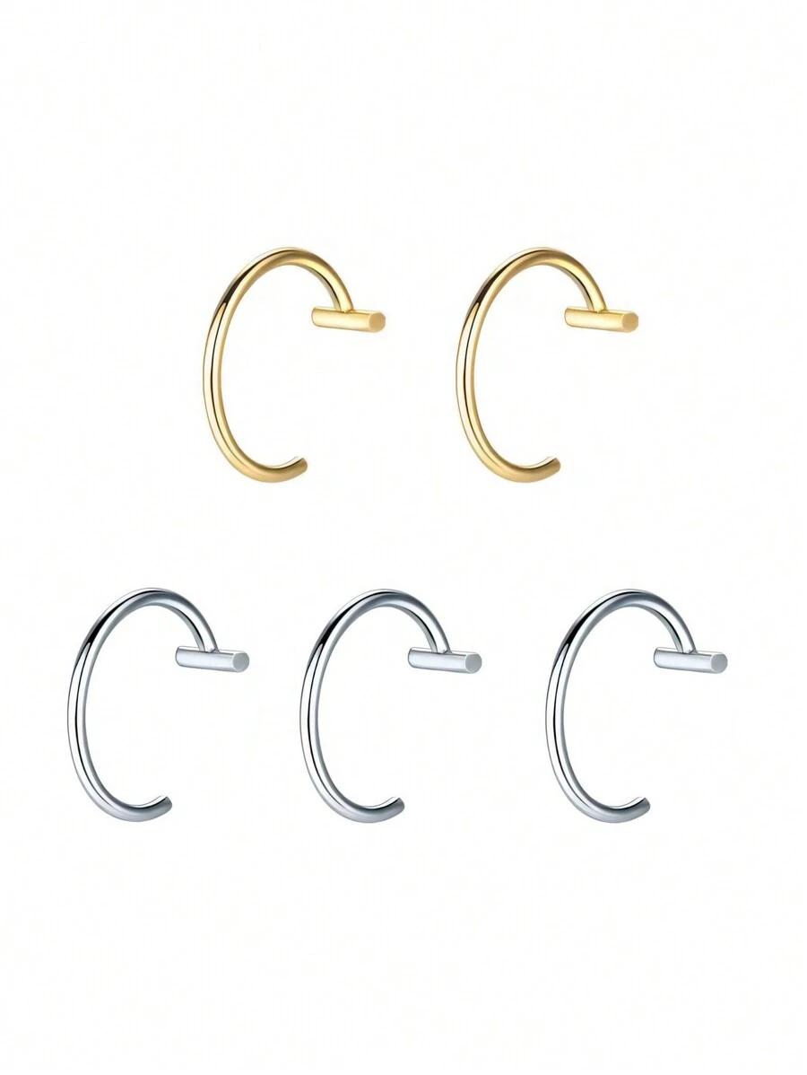 kolczyk do ust 5-pack