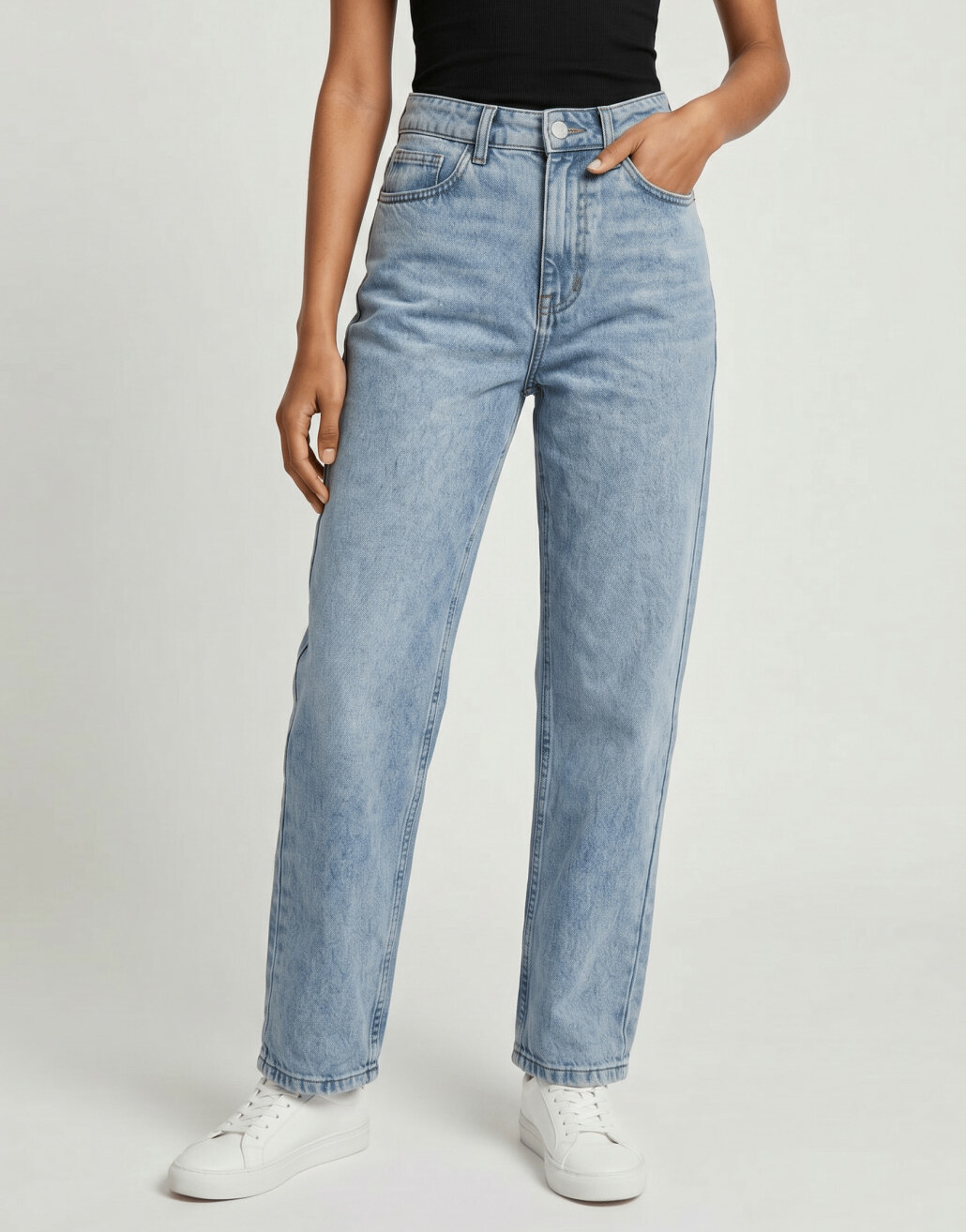 SPODNIE JEANS PROSTA NOGAWKA
