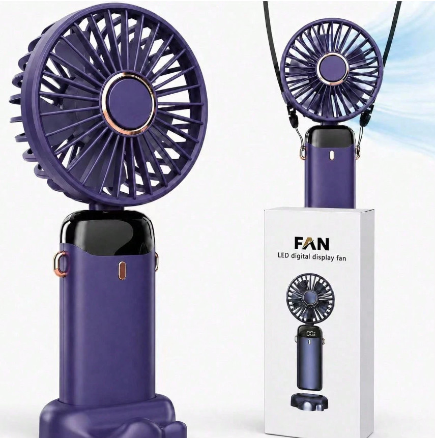 fioletowy MINI WENTYLATOR