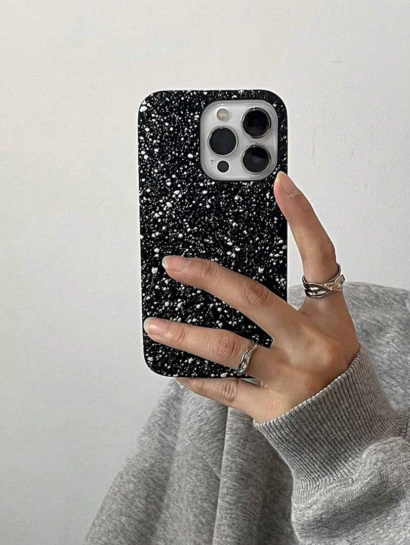 CZARNY ETUI ZDOBIENIE SAMSUNG GALAXY S9+