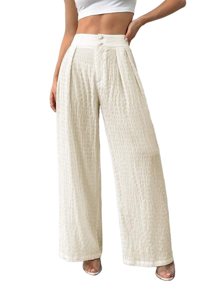 SPODNIE DAMSKIE CASUAL PALAZZO PETITE