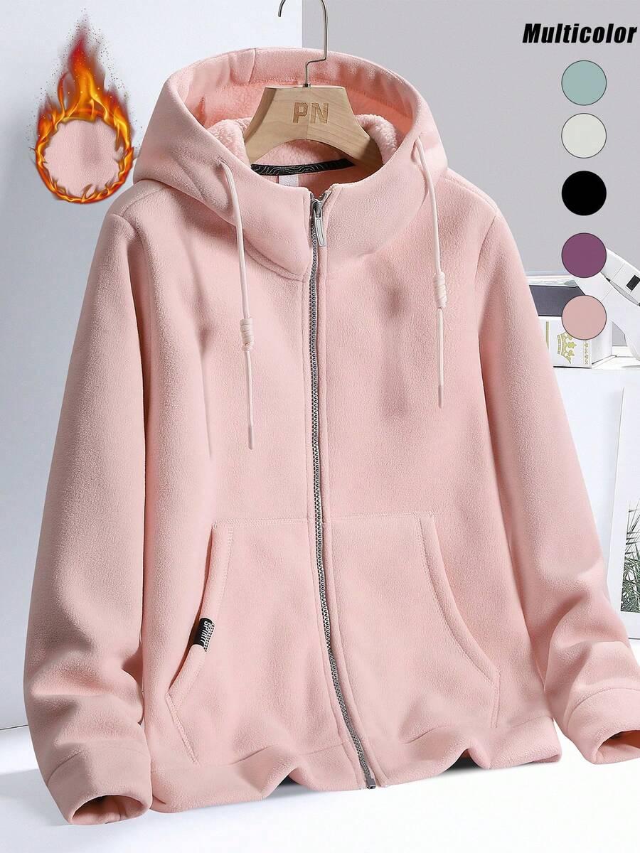 RÓŻOWA BLUZA POLAR