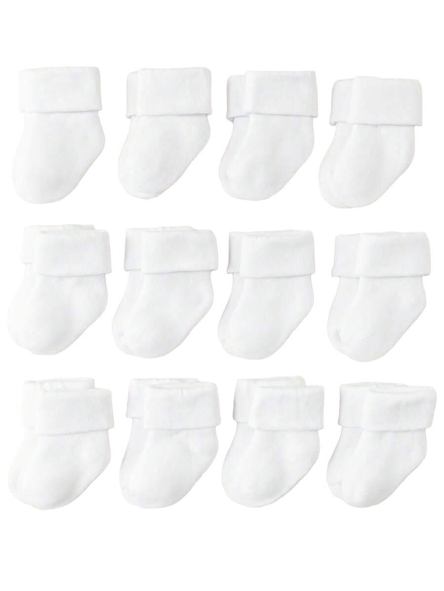 białe skarpety 6-pack