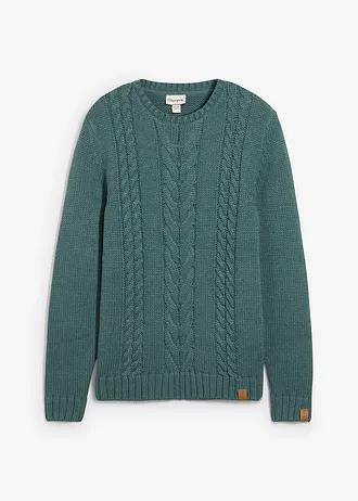 SWETER MĘSKI ZIELONY