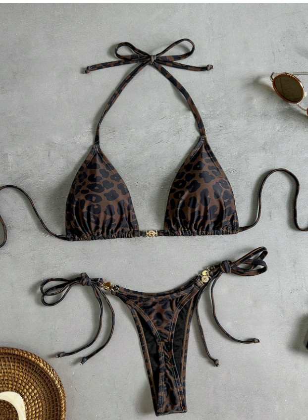 DWUCZĘŚCIOWY STRÓJ KĄPIELOWY ANIMAL PRINT