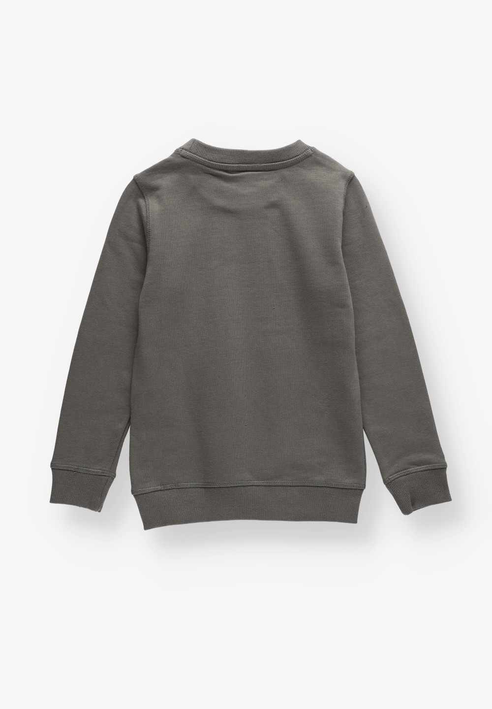 ZIELONA BLUZA Z DŁUGIM RĘKAWEM nadruk 4750010-16016