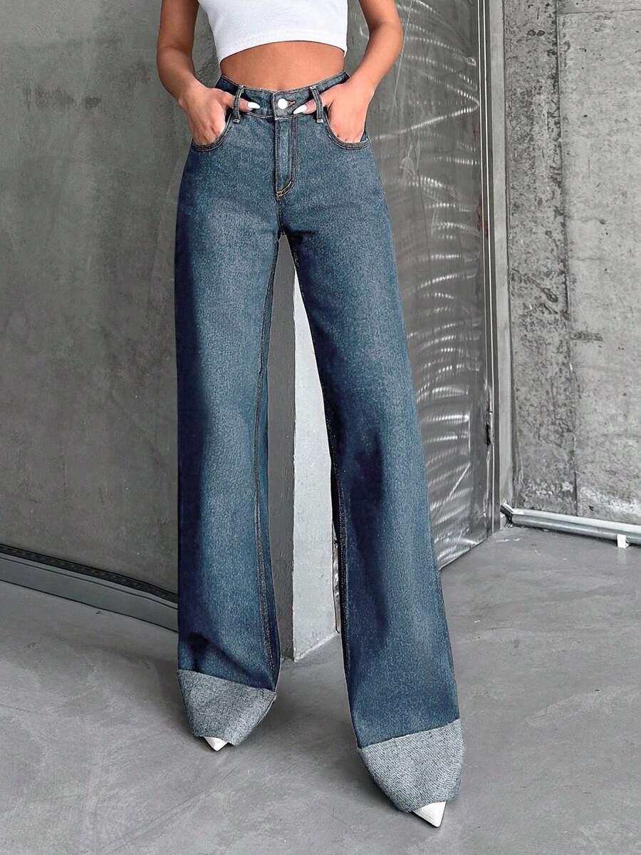 NIEBIESKIE SPODNIE JEANS