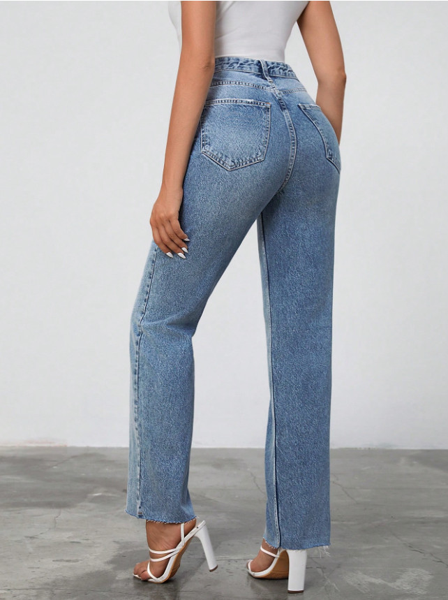 NIEBIESKIE SPODNIE JEANS