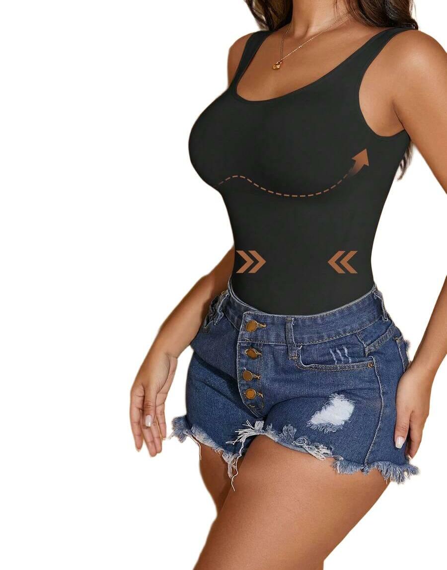czarny modelujący top 