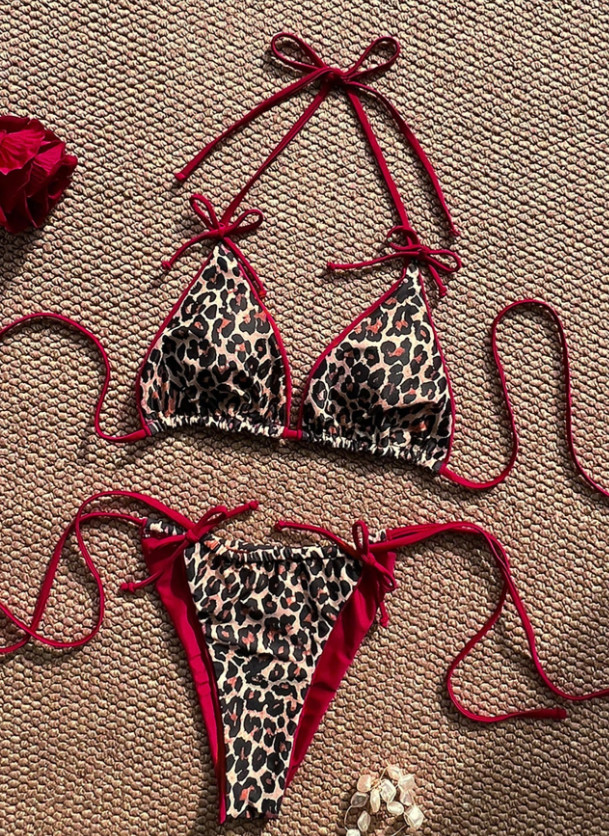 DWUCZĘŚCIOWY STRÓJ KĄPIELOWY ANIMAL PRINT