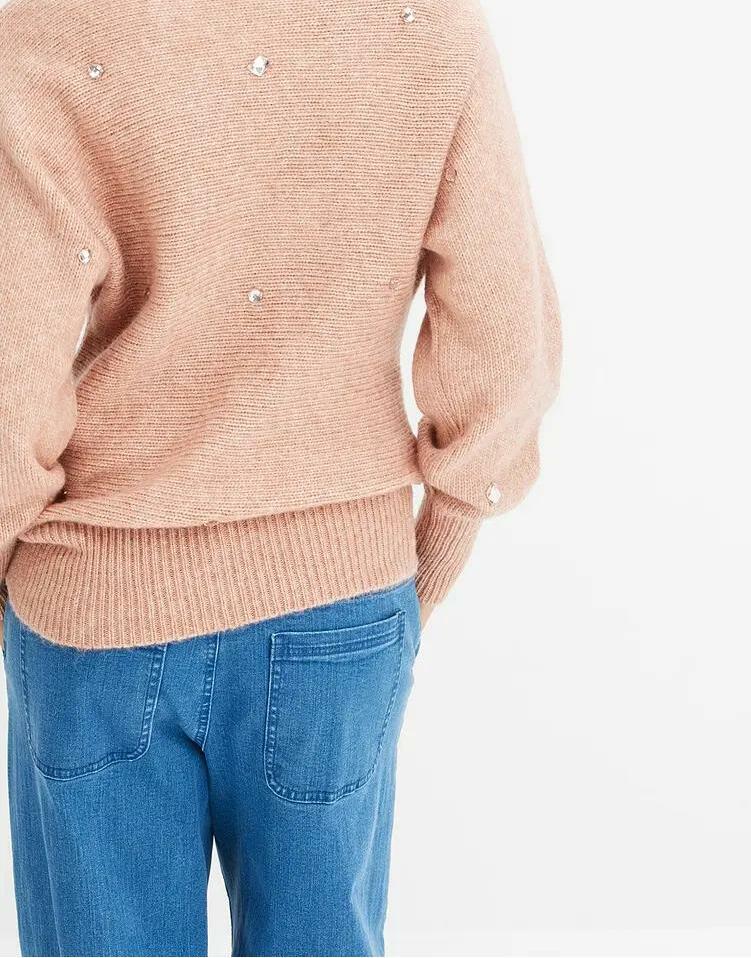 SWETER DAMSKI CYRKONIAMI 