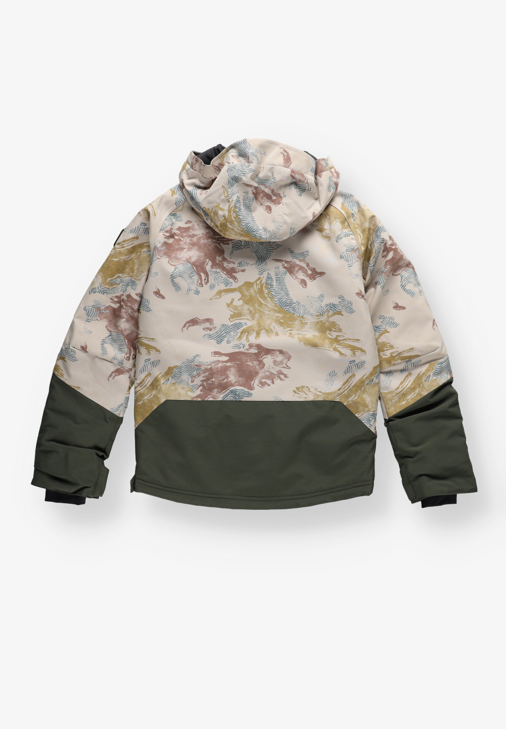 kurtka z kapturem print