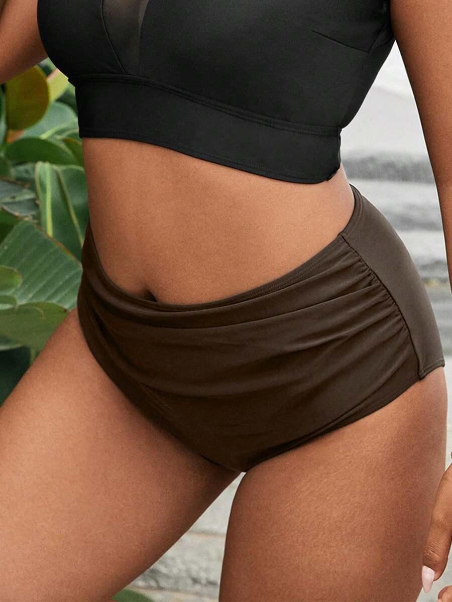 JASNOBRĄZOWY DÓŁ OD BIKINI