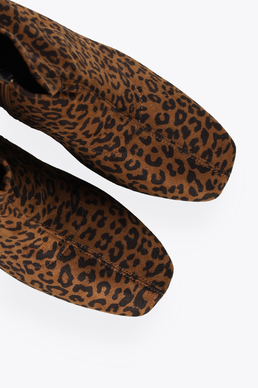 botki animal print obcas zamek