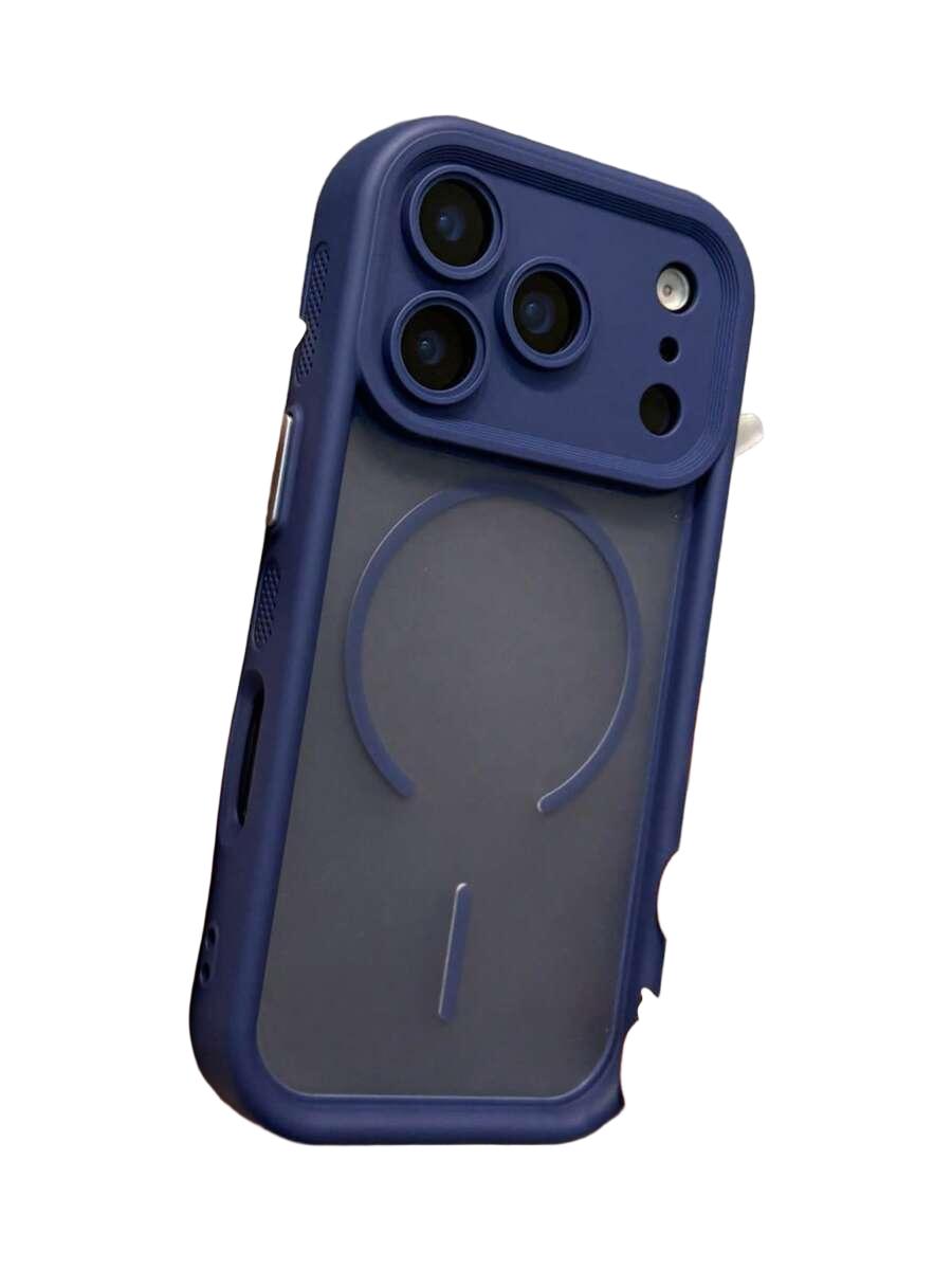 granatowe etui na telefon