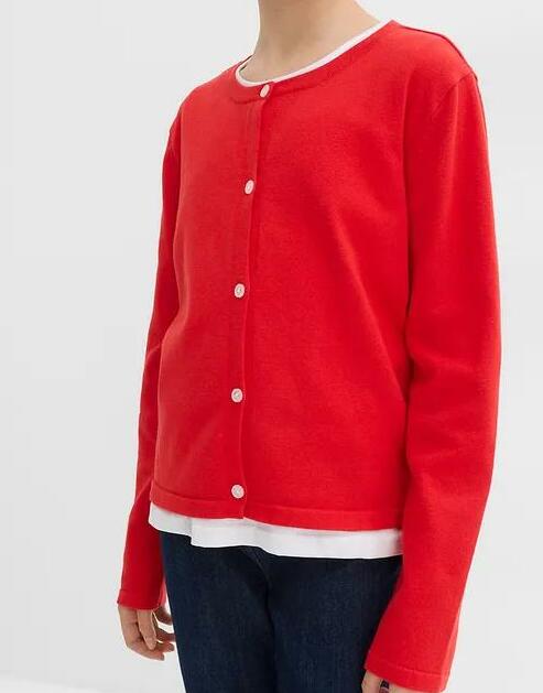 SWETER ROZPINANY Z DZIANINY 