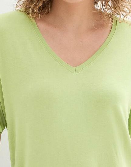 T-SHIRT DAMSKI Z WISKOZY