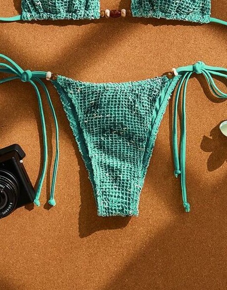 niebieski DÓŁ OD BIKINI