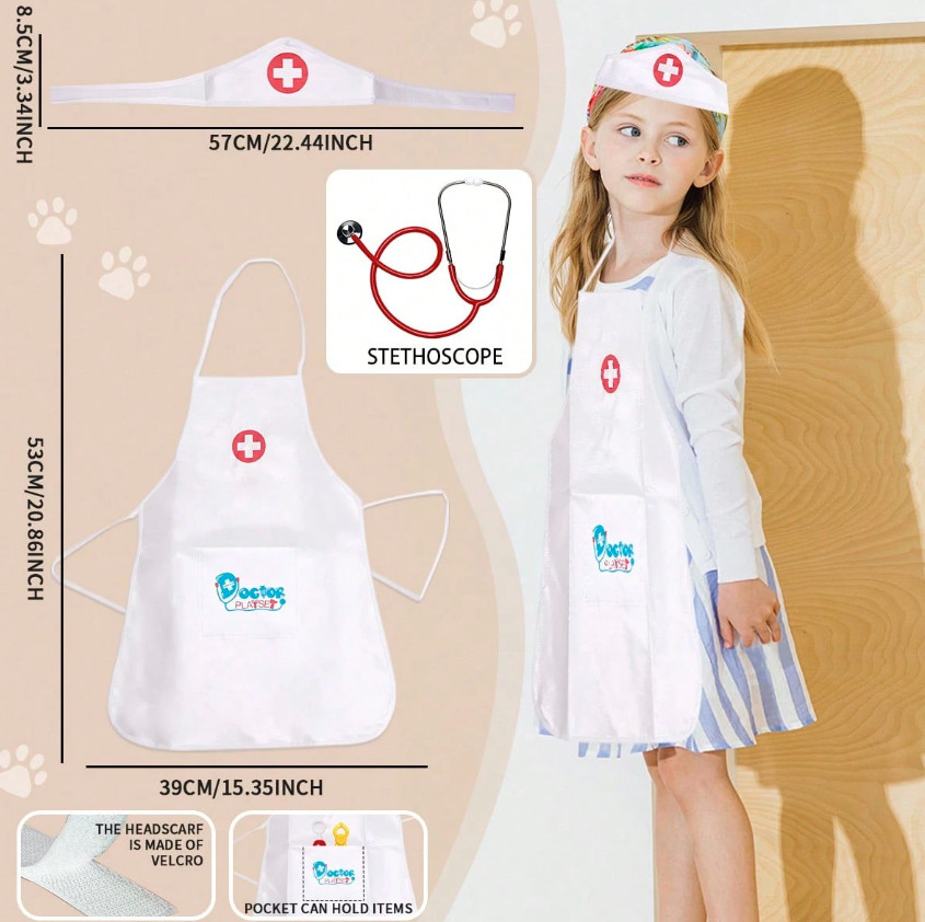3-CZĘŚCIOWY KOSTIUM DOCTOR