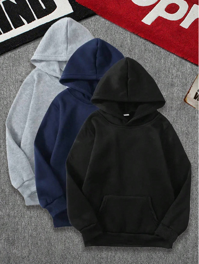 bluza z kapturem 3-pack