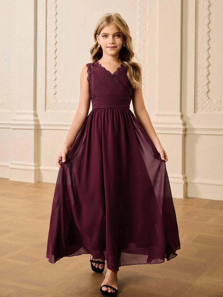 bordowa maxi sukienka 