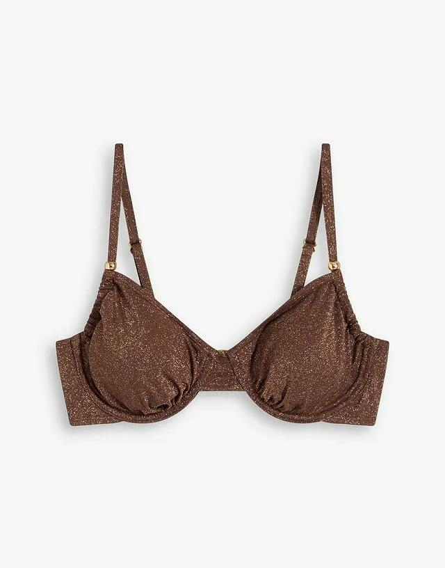 POŁYSKUJĄCY BIUSTONOSZ BIKINI 