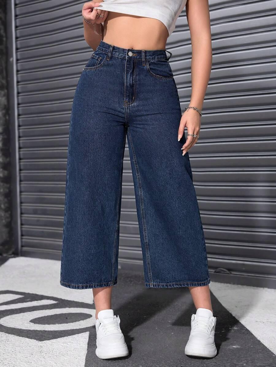 NIEBIESKIE SPODNIE JEANS