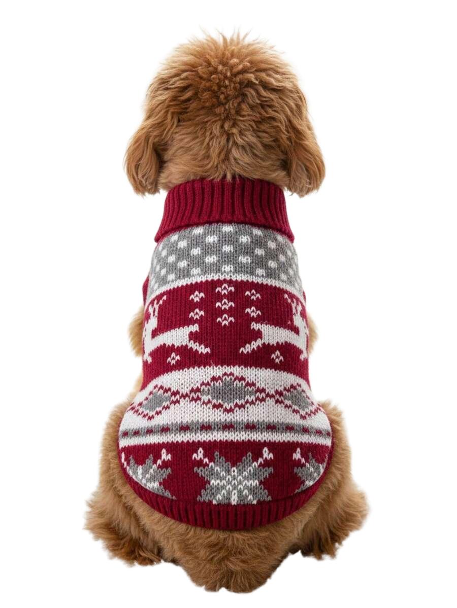 sweter wzór świąteczny